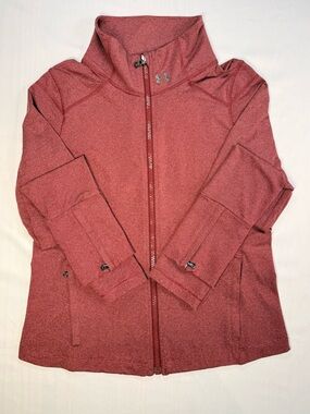 Under Armour Pink Zip Up Athletic Jacket Women’s Small Lightweight